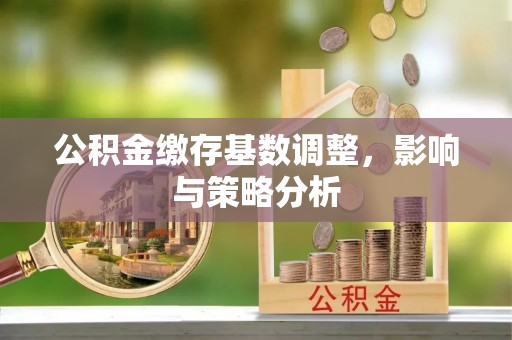 瓦房店公积金缴存基数调整，影响与策略分析