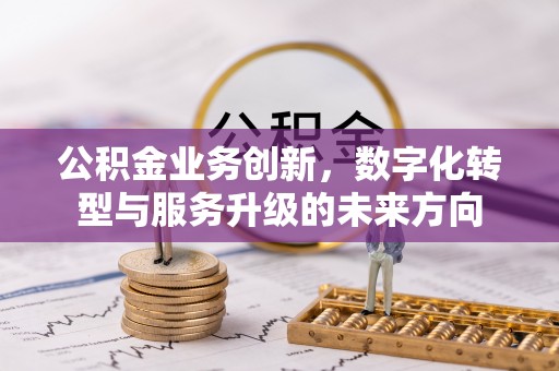 瓦房店公积金业务创新，数字化转型与服务升级的未来方向